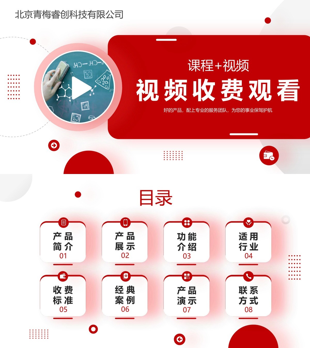 收费视频公众号-产品展示1